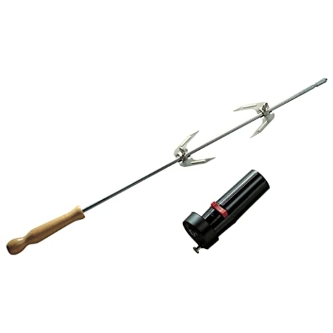 Barbecook Grilldrehspieß mit Motor für Holzkohlegrill 60cm geeignet für den Barbecook Loewy