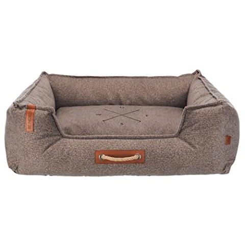 TRIXIE BE Nordic Bett Föhr Soft, eckig, 100 × 80 cm, Sand