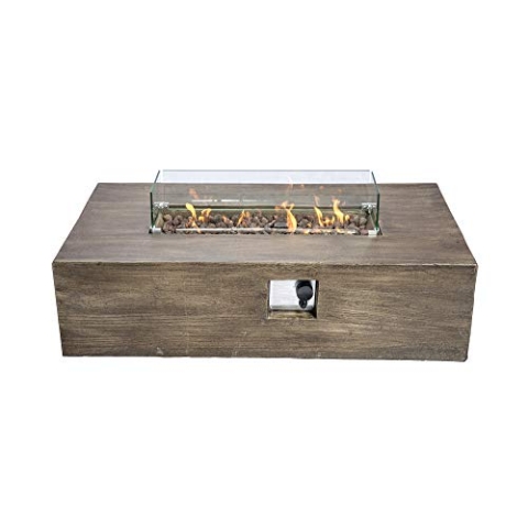 Teamson Home Peaktop HF48708AA-UK - Braciere a Gas, Marrone