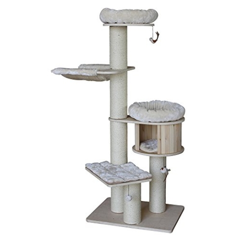 Nobby Kratzbaum ODUN, beige, 76 x 56 x 176 cm, 1 Stück