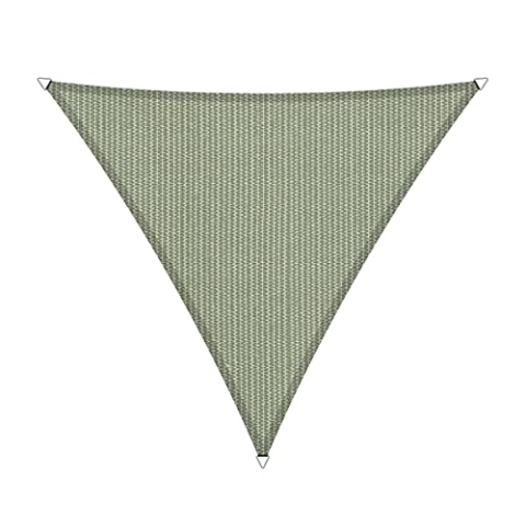 Shadow Comfort Schattensegel Sonnenschutz Wasserdurchlässig HDPE Gartenmarkise für Außen Garten Terrasse UV Block - Dreieck 5x5m - Moonstone Green