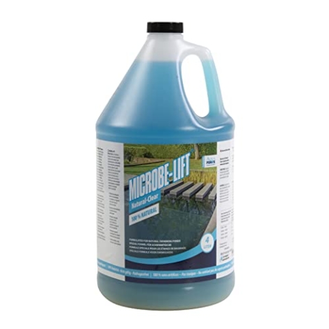 AquaForte Microbe-Lift Natural-Clear 4 L, speziell für Teiche geeignet, für den Abbau von Abfällen (zum Beispiel tierische und Organische Abfälle und Sonnencreme)
