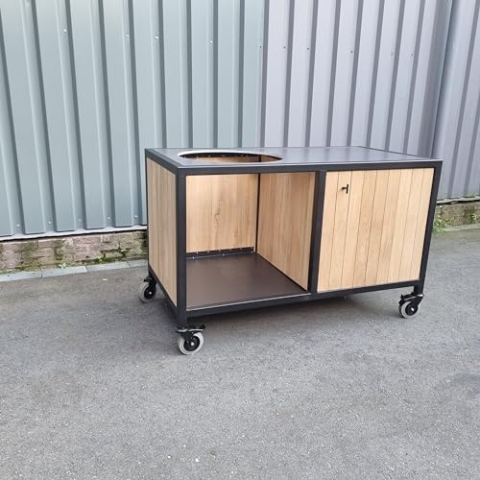 Heavenly Garden Elements 150 - Outdoor Kitchen - 150cm - Steel/Oak