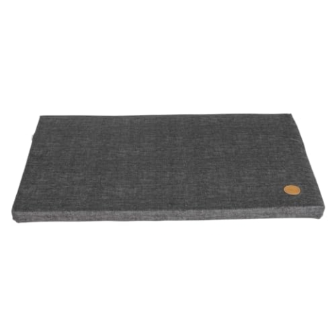 JACK AND VANILLA, Hundekorb, Käfigmatratze, Modell Manchester, Grau, Größe L, 88 x 55 x 5 cm