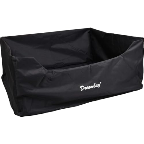 Flamingo Hülle für Korb Dreambay® Rechteck Schwarz 120x95x28cm