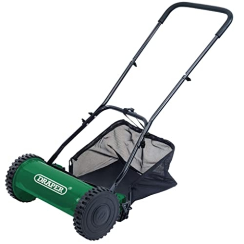 DRAPER 84749 380 mm Hand Rasenmäher – Grün