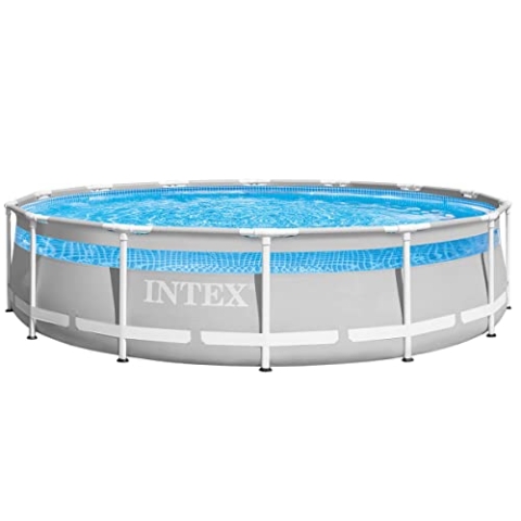 Intex 4,27 m x 1,07 m Prismenrahmen Clearview Premium Poolset, Aufstellgröße: 427 cm x 107 cm (26722 GN)