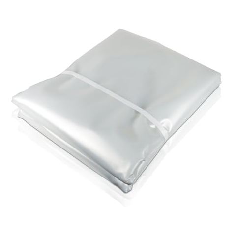 Gre MPROV810 - Schutzabdeckung für ovale Schwimmbecken von 780 x 400 cm, 810 x 470 cm oder 710 x 475 cm, Farbe Weiß