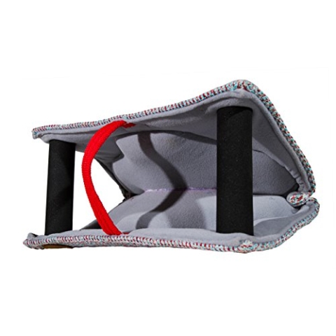 Julius-K9 143BK-W, Beisskeil mit Holzgriff und gebogener Beissfläche, weich 31 cm