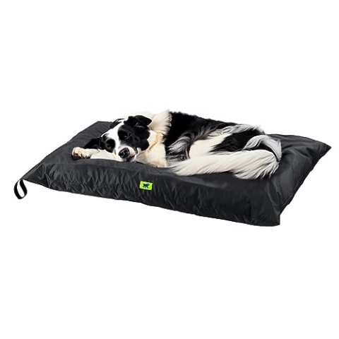 Ferplast Hundekissen Hundesofa Hundebette für Große Hunde Hundekorb Abnehmbarer Bezug Orthopädisches Hundebett Hundematratze Waschbar Hundematte Wasserdicht 110 x 70 x h 8 cm. Grau