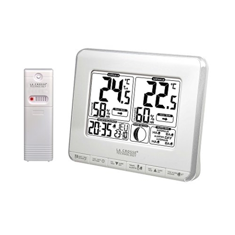 La Crosse Technology WS6812 Wetterstation, Farbe Silber
