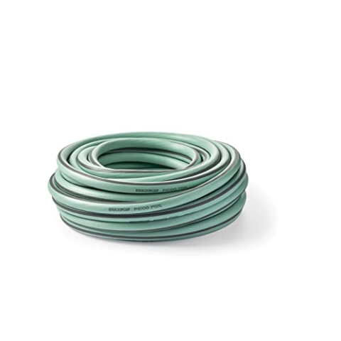 G.F. SRL RECO Schlauch, 25 m Bewässerungsschlauch Ø 3/4" aus recyceltem Kunststoff, Ultramemory Struktur, Non Torsion, UV-resistent, Anti-Algen, Farbe Mintgrün