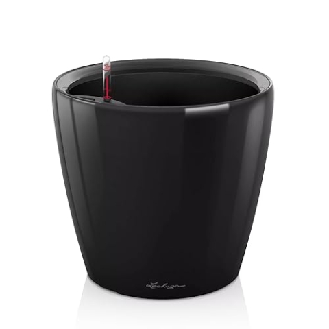 LECHUZA CLASSICO Premium LS 50 schwarz hochglanz 16109