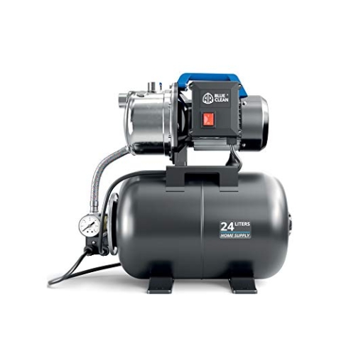 AR Blue Clean Selbstansaugende Pumpe ARUP 1100XB mit Behälter für Schmutzwasser (1.100 W, max. Förderleistung 16.500 l/h, max. Förderhöhe 10,5 m)
