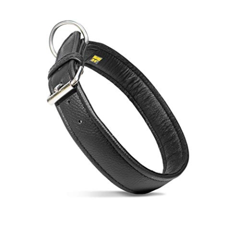 Julius-K9 40083-75 Öko Lederhalsband, 4 cm x 75 cm, handgenäht