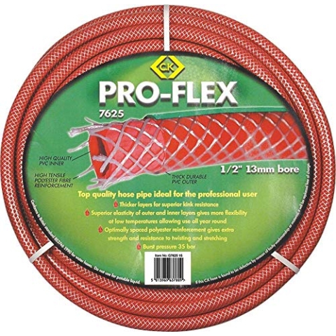 C.K Schlauch Pro-Flex, Rot, 75 Meter