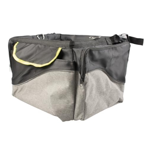 duvoplus Fahrradtasche für Lenker 34 x 26 x 26 cm – max. 7 kg, Schwarz