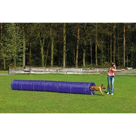 Karlie Agility Tunnel, groß L: 5.25 m ø: 60 cm blau