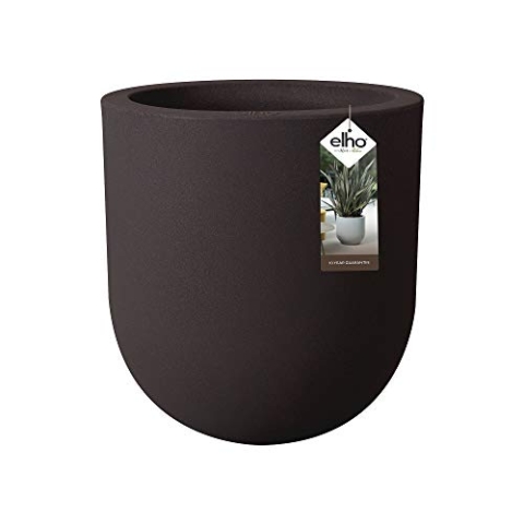 Elho Allure Soft hoch, Bark Brown, 42,9 x 42,9 x 46,1 cm