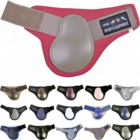 HKM 85516964 Streichkappen -Softopren für Hinterbeine, S, dunkelblau / baby blue