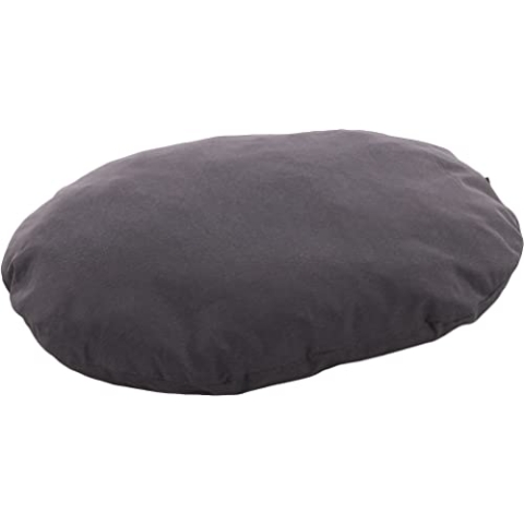 Flamingo Kissen Panama Oval Dunkelgrau 90x66x10cm
