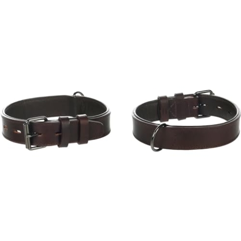 Halsband Denver BREIT BRAUN XL 52-64CM 40MM