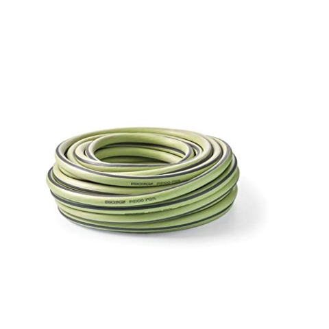 G.F. SRL RECO Schlauch, 25 m Bewässerungsschlauch Ø 5/8" aus recyceltem Kunststoff, Ultramemory Struktur, Non Torsion, UV-resistent, Anti-Algen, Farbe Lime