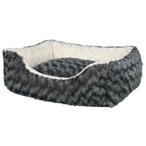 TRIXIE Kuschelbett Kaline 50 x 40 cm grau/Creme