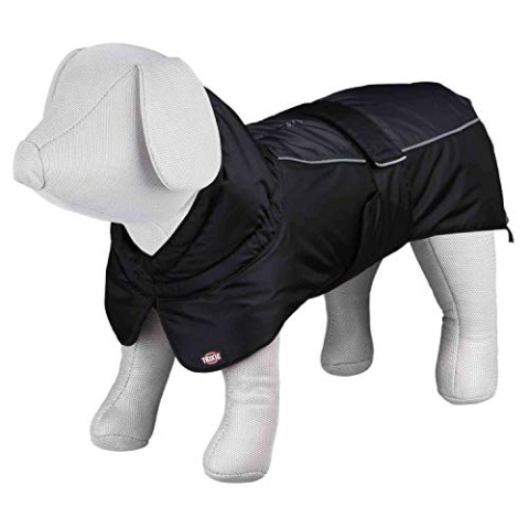 Trixie Prime Winter Hundemantel, 55 cm, Schwarz/Grau