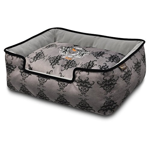 P.L.A.Y. – Pet Lifestyle & You PY3005AMF Lounge Bett Royal Crest, M, schwarz