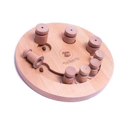 Smile - My Intelligent Dogs Interaktives Hundespielzeug aus Holz Intelligentes Spielzeug für Hunde
