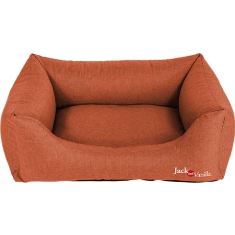 JACK AND VANILLA, Wasserdicht, Hundesofa, wasserdicht, Orange, M, 80 x 60 x 25 cm