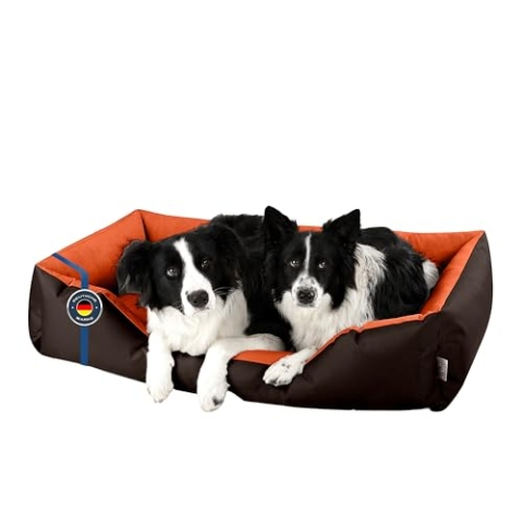 BedDog Hundebett XXXL - Hundekissen - Hundekorb - Hundecouch - Hundesofa - Bezug abziehbar, Waschbar, für Große Hunde