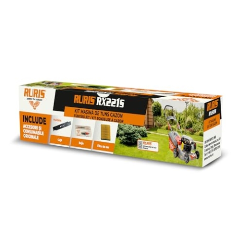 Ruris kitrx221s20 Rasenmäher-Set RX221S mit Messer, Kerze, Luftfilter, Orange