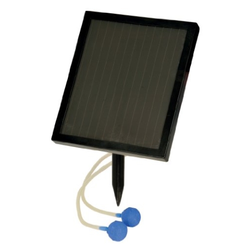 Hozelock 3537 0000 Solar-Luftpumpe, Schwarz, Blau