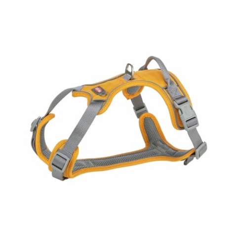 TRIXIE Premium Geschirr Active M-L, 60-75cm/25mm, Curry