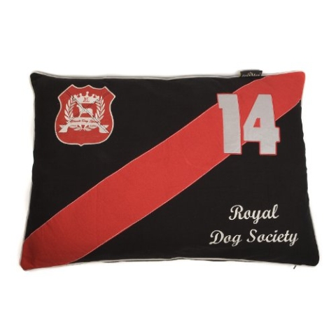 Lex & Max/PETFAB - Bezug CLASSIC für BENCH Hundekissen-Füllung - Größe: 100 x 70 cm, Farbe: Schwarz