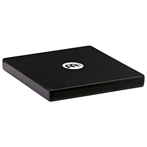 Meinl Percussion Travel Cajon Instrument - Trommelkiste für unterwegs mit Snare - Flache Handtrommel mit klarem Sound - Schwarz (TCAJ1BK)
