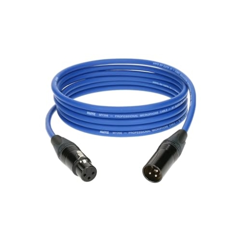 Klotz M1FM2N0300 Mikrofonkabel blau 3 m - Mikrofonkabel