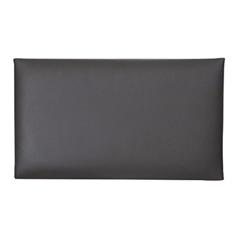K&M 13820 Sitzpolster Schwarz - Kunstleder-Polstersitz mit breiter Sitzfläche für K&M Keyboard- und Klavierbank