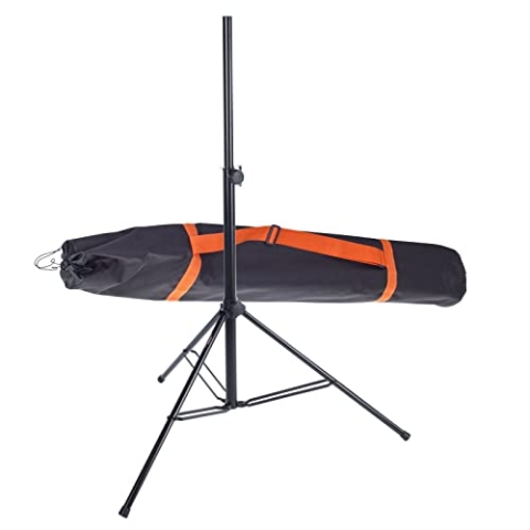 Music Store Box-3, Stahl Lautsprecherstativ, Höhenverstellbar, Max. 40kg Belastbarkeit, Inklusive Tragetasche