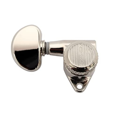 Kluson MBG33N Backlock Tuners 3+3 Nickel - Gitarren Mechanik