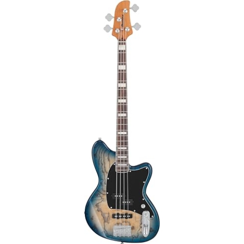 IBANEZ Talman Series 4-Saiten-Bassgitarre, Dynamix P+J Tonabnehmer, Cosmic Blue Starburst