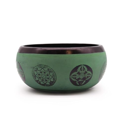 Erdpulverschale - Buddha Mandala - 16 cm