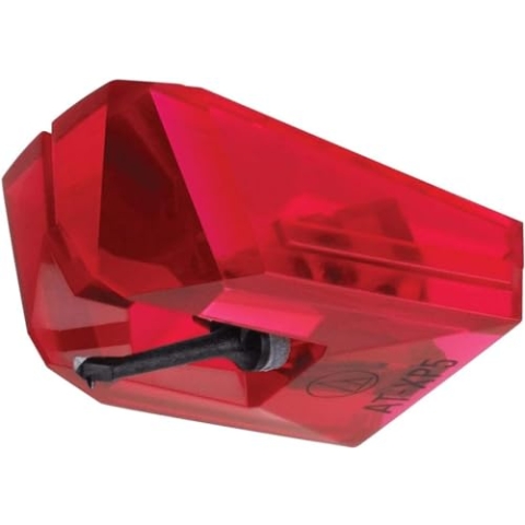 Audio-Technica ATN-XP5 Elliptischer Ersatz-Plattenspieler Stylus für AT-XP5 Patrone, Rot