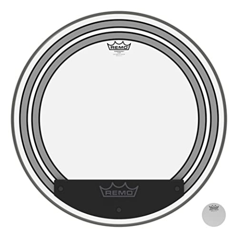 Remo Schlagzeugfell Powersonic Transparent Bassdrum 24 Zoll PW-1324-00