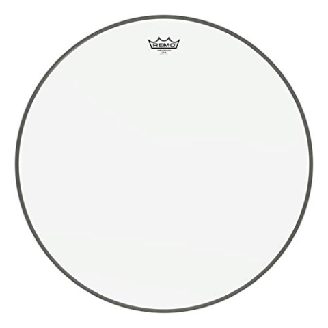 REMO Schlagzeugfell Drum Head, Ambassador transparent, clear, 24" Bass Drum, BR-1324-00