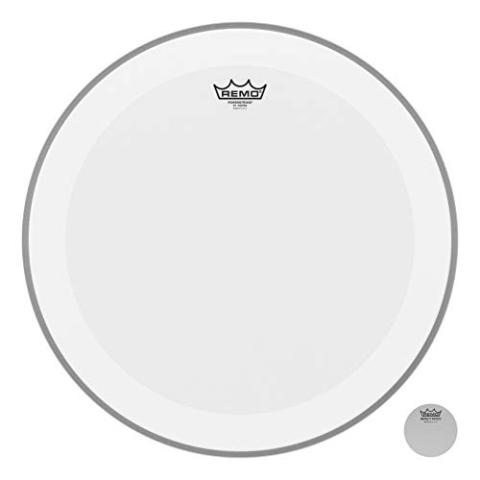 Remo Schlagzeugfell Powerstroke 4 Weiß aufgeraut Bassdrum 20" P4-1120-C2