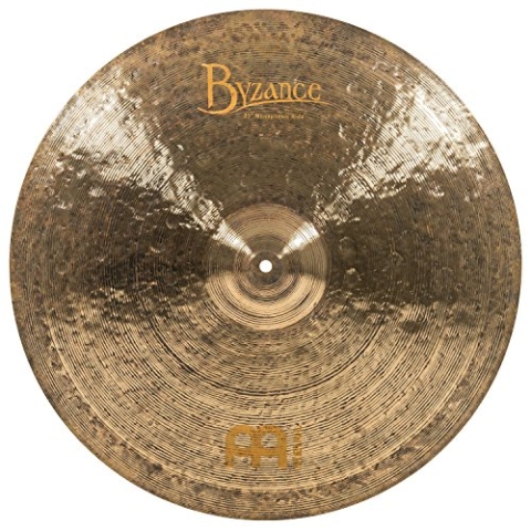 Meinl Cymbals Byzance Jazz Monophonic Ride 22 Zoll (Video) Schlagzeug Becken (55,88cm) B20 Bronze, Traditionelles und Natürliches Finish (B22MOR)