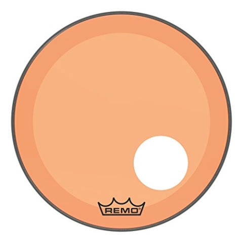 Remo Powerstroke 3 Colortone Orange Bass Drum Head, 20"
